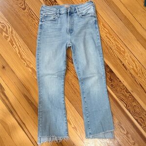 MOTHER the Insider crop step fray size 29